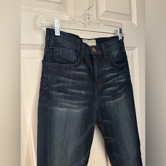Current Elliot Made in USA High Waist Skinny in Dark Wash “Blue Bird”, Size 27 - Picture 2 of 10
